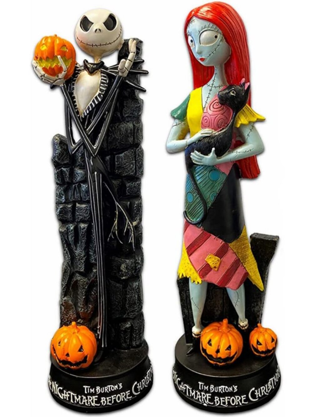 A Nightmare Before Christmas Figurines Set ~ 2 Pack Jack Skellington and Sally